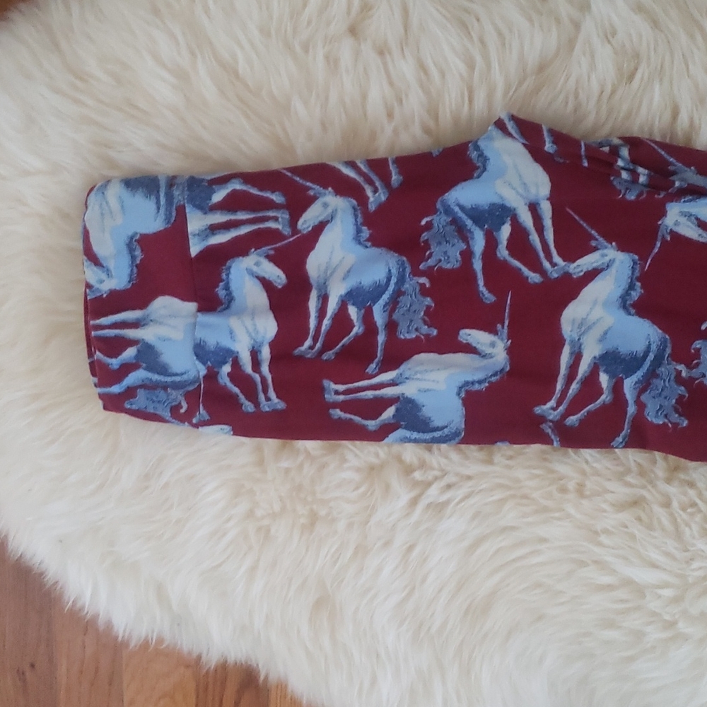 LLR Red Unicorn Leggings - Hard to find